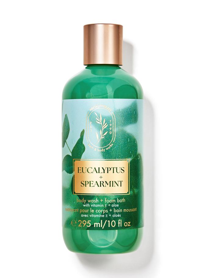 Bath & Body Works Eucalyptus Spearmint Body Wash & Foam Bath, 295 ml / 10 foz US
