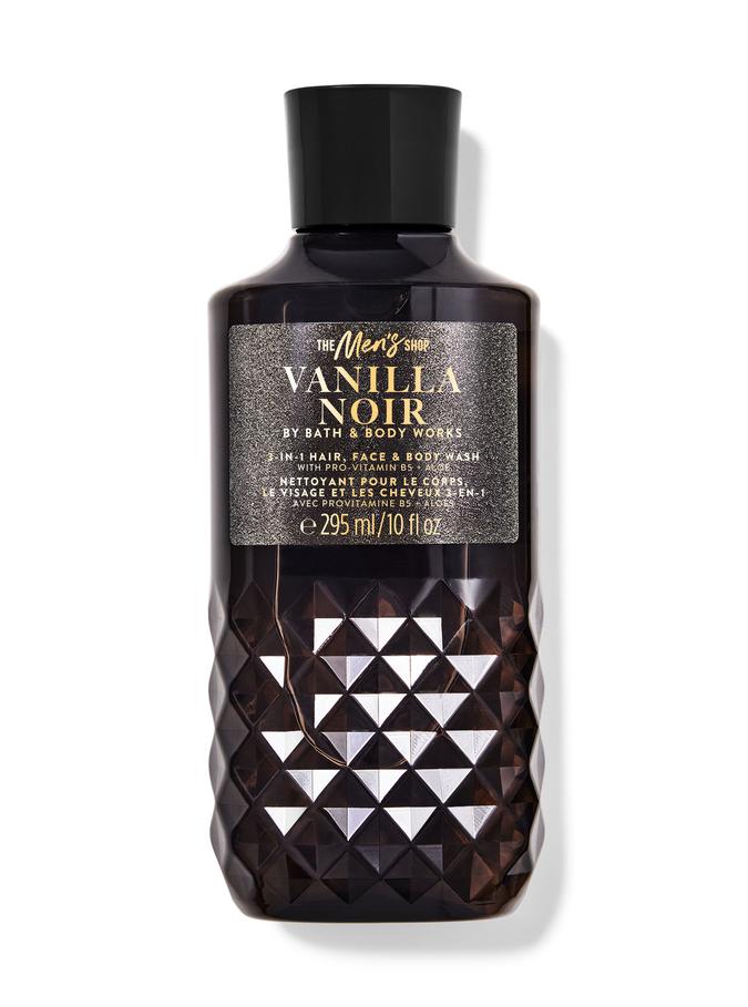 Bath & Body Works Vanilla Noir 3-in-1 Hair, Face & Body Wash, 295 ml / 10 fl oz