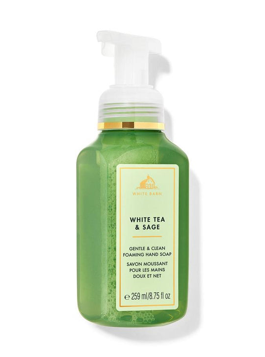 Bath & Body Works White Tea & Sage Gentle & Clean Foaming Hand Soap, 259 ml / 8.75 fl oz Buy at Indicrest