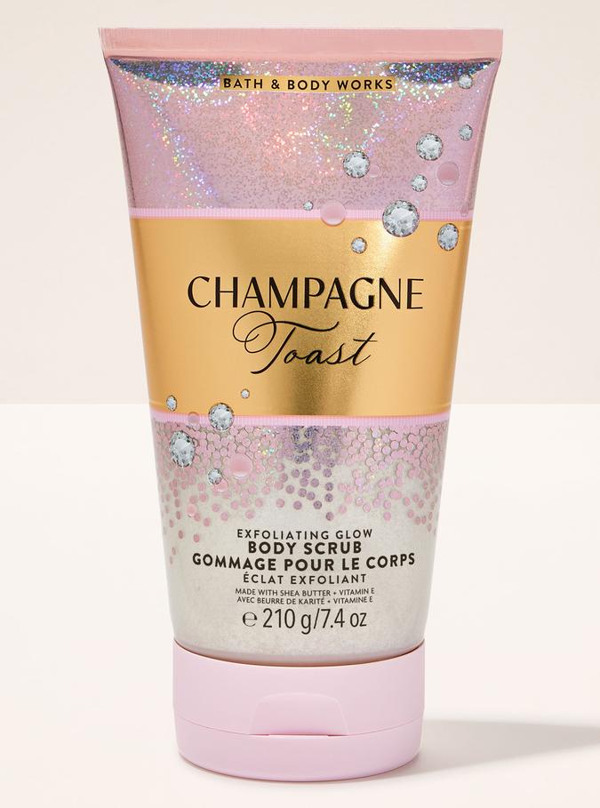 Bath & Body Works Champagne Toast Exfoliating Glow Body Scrub, 210 g / 7.4 oz
