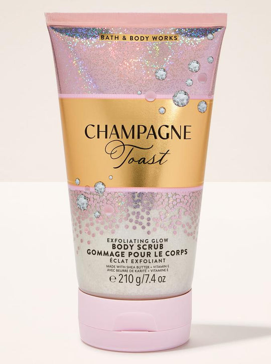 Bath & Body Works Champagne Toast Exfoliating Glow Body Scrub, 210 g / 7.4 oz