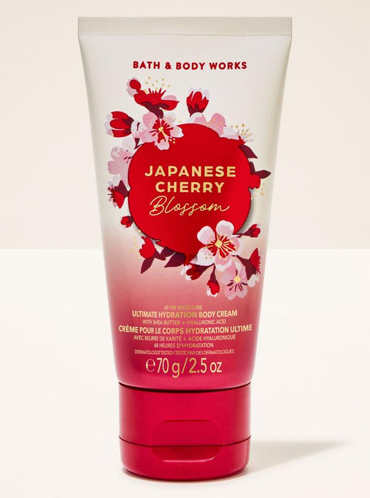 Bath & Body Works Japanese Cherry Blossom Travel Size Ultimate Hydration Body Cream, 70 g / 2.5 oz Buy at Indicrest