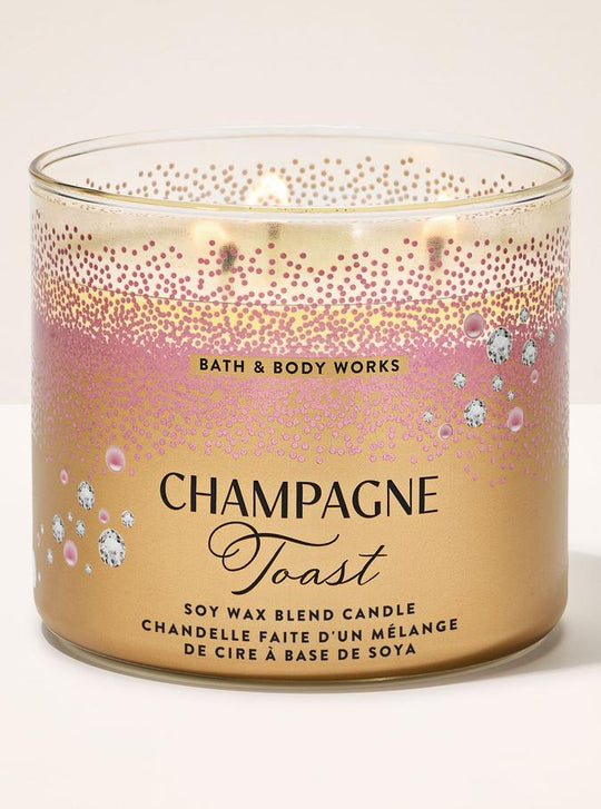 Bath & Body Works Champagne Toast 3-Wick Candle, 411 g / 14.5 oz Buy at Indicrest