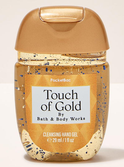 Bath & Body Works Touch of Gold PocketBac Cleansing Hand Gel, 29 ml / 1 fl oz