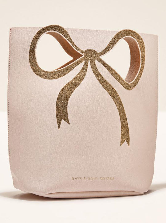 Bath & Body Works Gold Bow Gift Bag, 1 pc Buy at Indicrest
