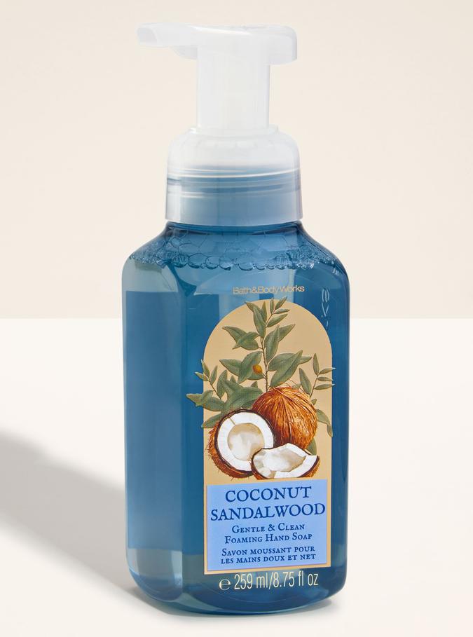 Bath & Body Works Coconut Sandalwood Gentle & Clean Foaming Hand Soap, 259 ml / 8.75 fl oz