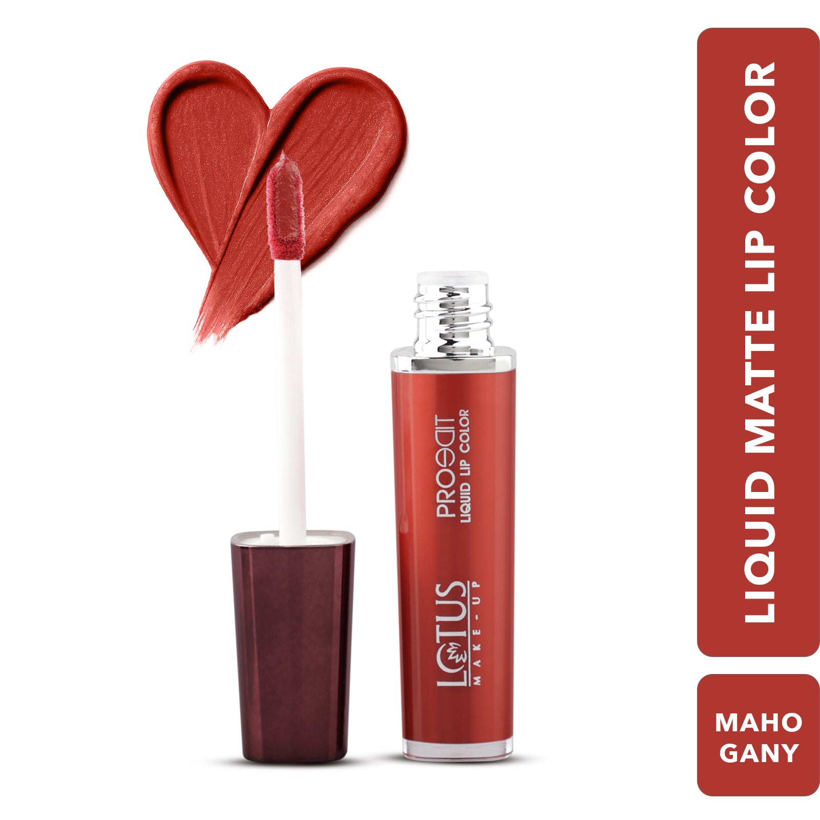 Lotus Herbals Proedit Liquid Matte Lip Color, PLUM NOIR, 8g