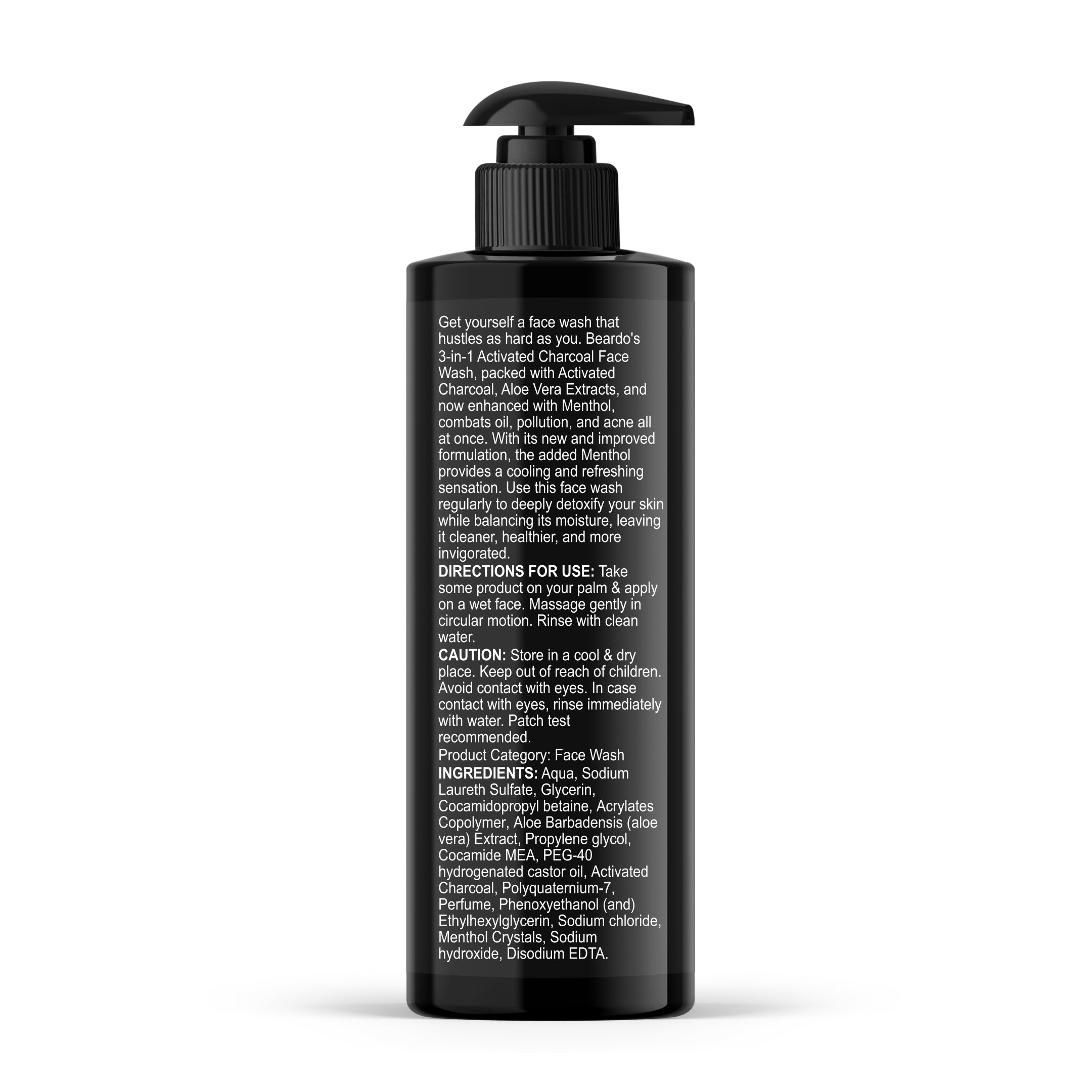 Beardo Activated Charcoal Facewash, 200ml - Image 9 - Buy from Indicrest