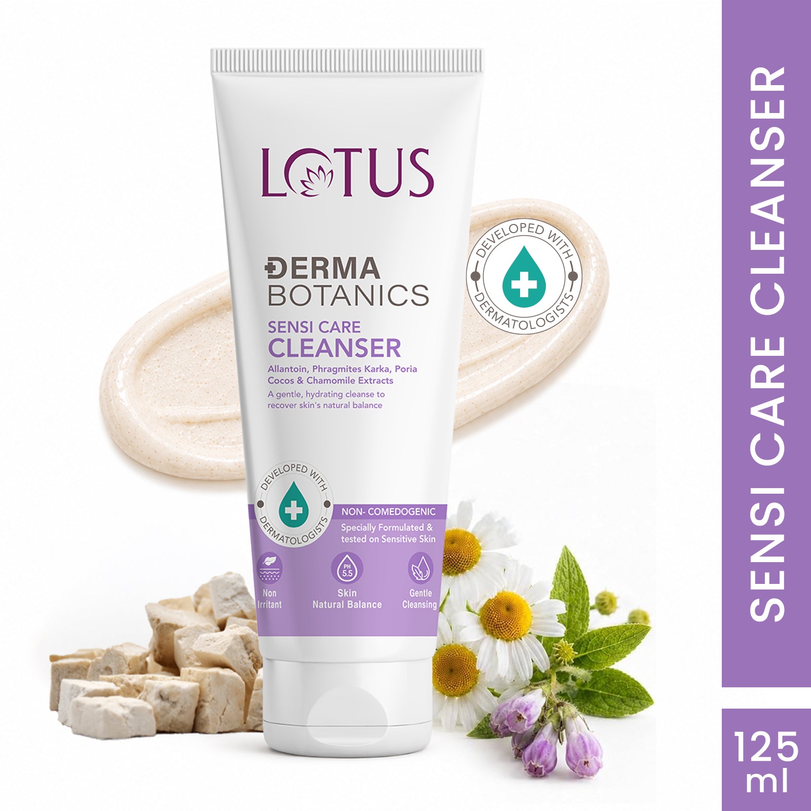 Lotus Herbals Derma Botanics Sensi Care Cleanser, 125ml