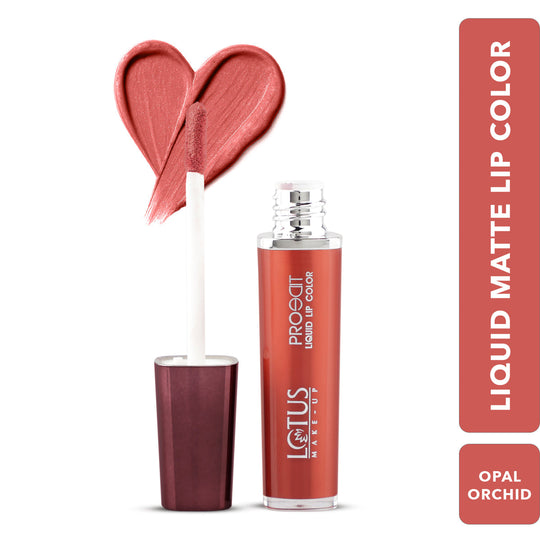 Lotus Herbals Proedit Liquid Matte Lip Color, OPAL ORCHID, 8g