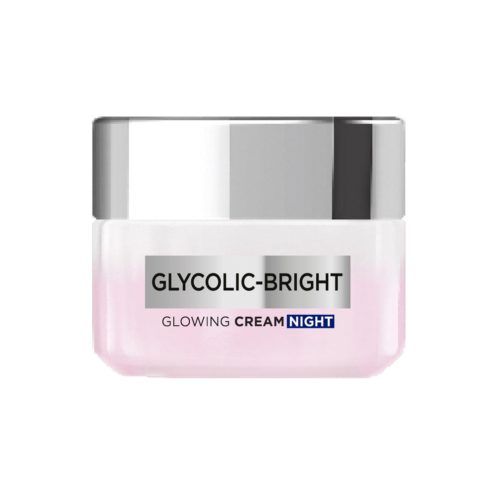L'Oreal Paris Glycolic Bright Night Cream With Glycolic Acid & Niacinamide Skin Brightening Cream, 50ml Buy at Indicrest Image 8