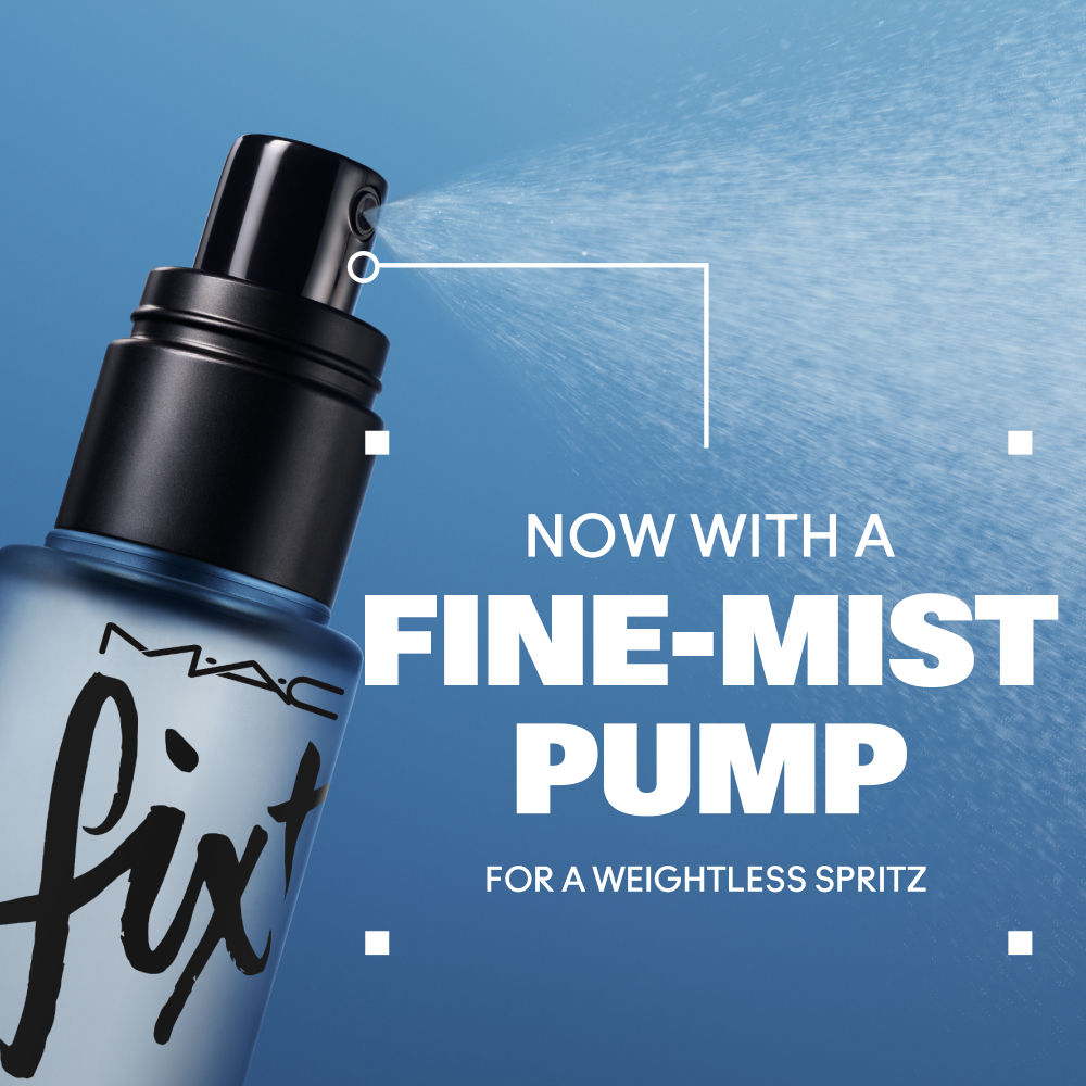 M.A.C Mini Prep + Prime Fix+, Alcohol Free Setting Spray - Original, Makeup Fixer With Green Tea, 30ml