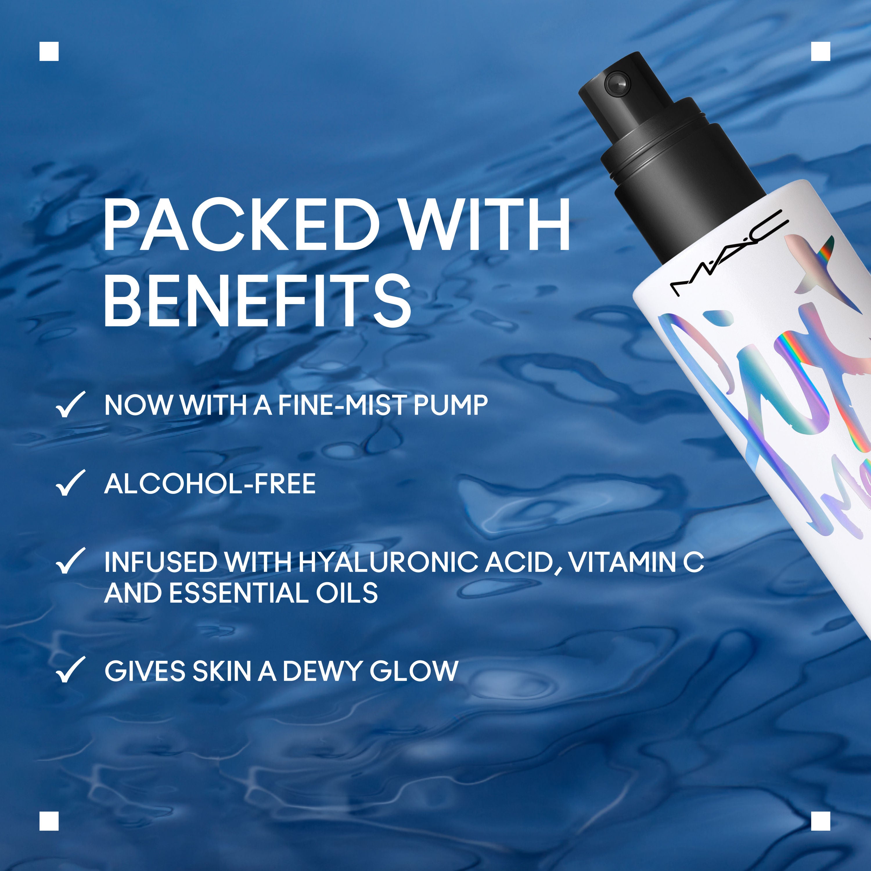 M.A.C Prep + Prime Fix+ Setting Spray - Magic Radiance (Makeup Fixer) With Hyaluronic Acid, 100ml Buy at Indicrest Image 5