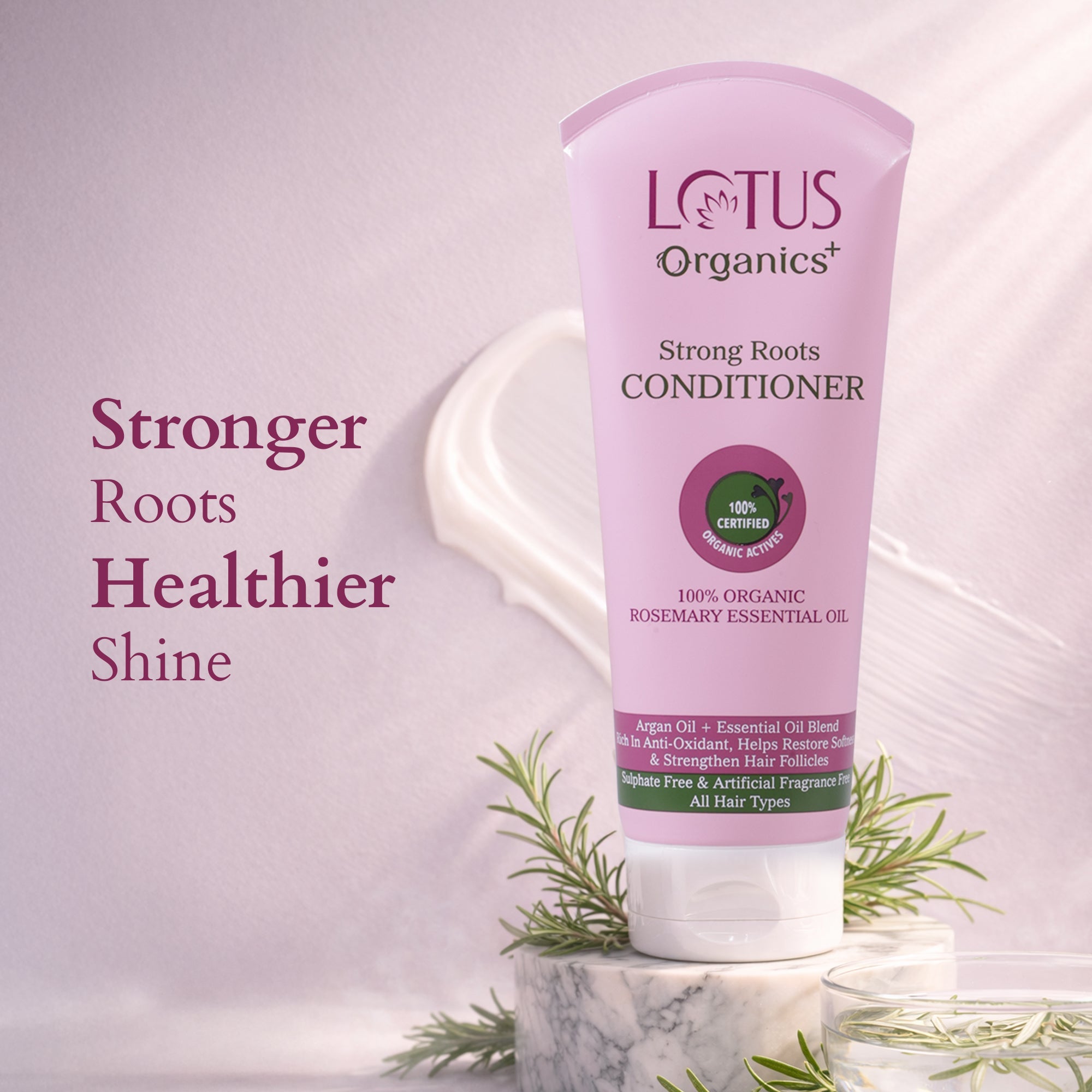 Lotus Herbals Organics+ Strong Roots Conditioner, 200ml