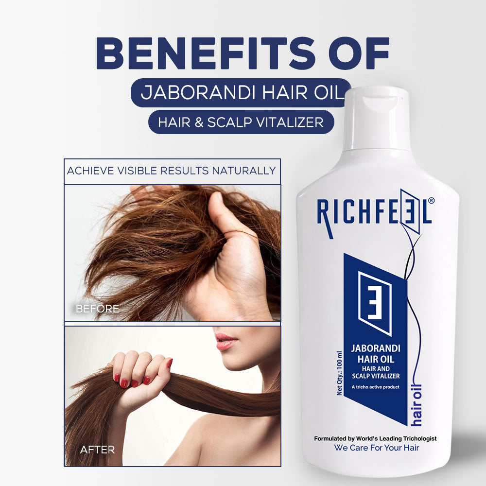 Richfeell Jaborandi Hair Oil 100 Ml - Image 3 - Buy from Indicrest