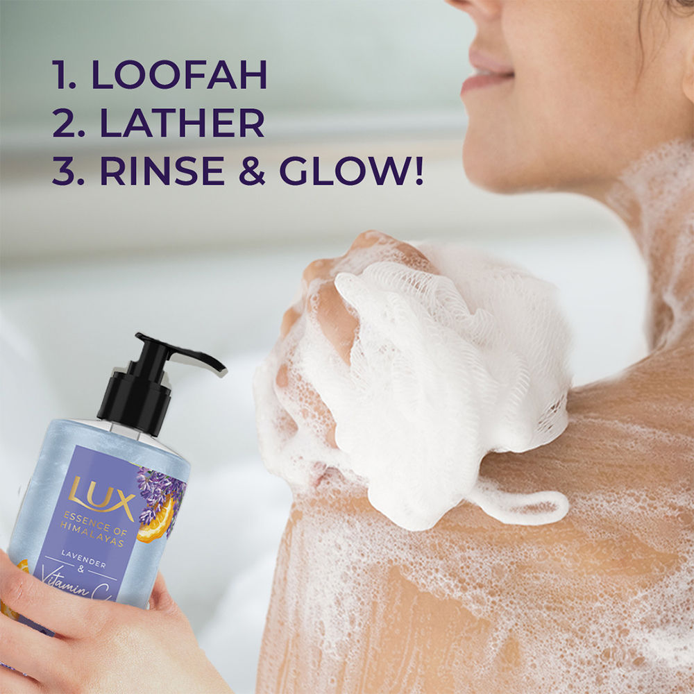 Lux Essence Of Himalayas Lavender & Vitamin C Illuminating Body Wash, 400ml Buy at Indicrest Image 5