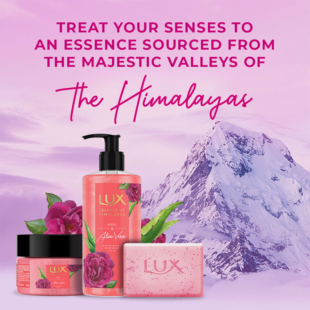 Lux Essence Of Himalayas Rose & Aloe Vera Brightening Body Wash, 400ml Buy at Indicrest Image 9