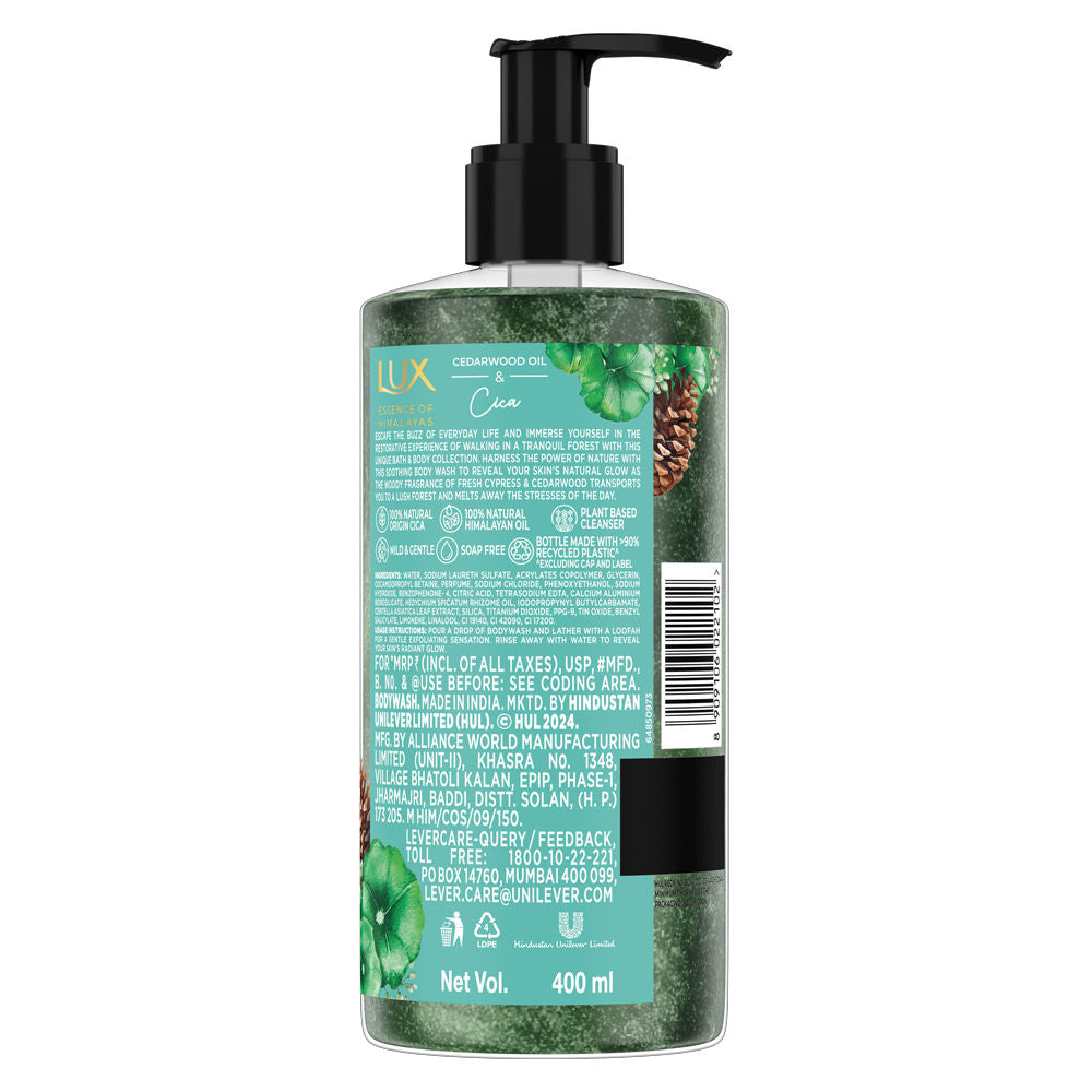 Lux Essence Of Himalayas Cedarwood Oil & Cica Soothing Body Wash, 400ml Buy at Indicrest Image 12