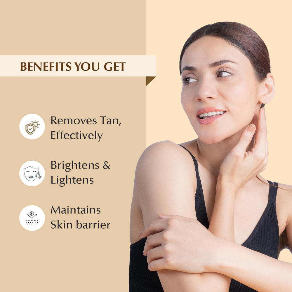 Sara Oxy D-TAN Mask, 400g + Gold Facial Kit, 43g - Image 3 - Buy from Indicrest