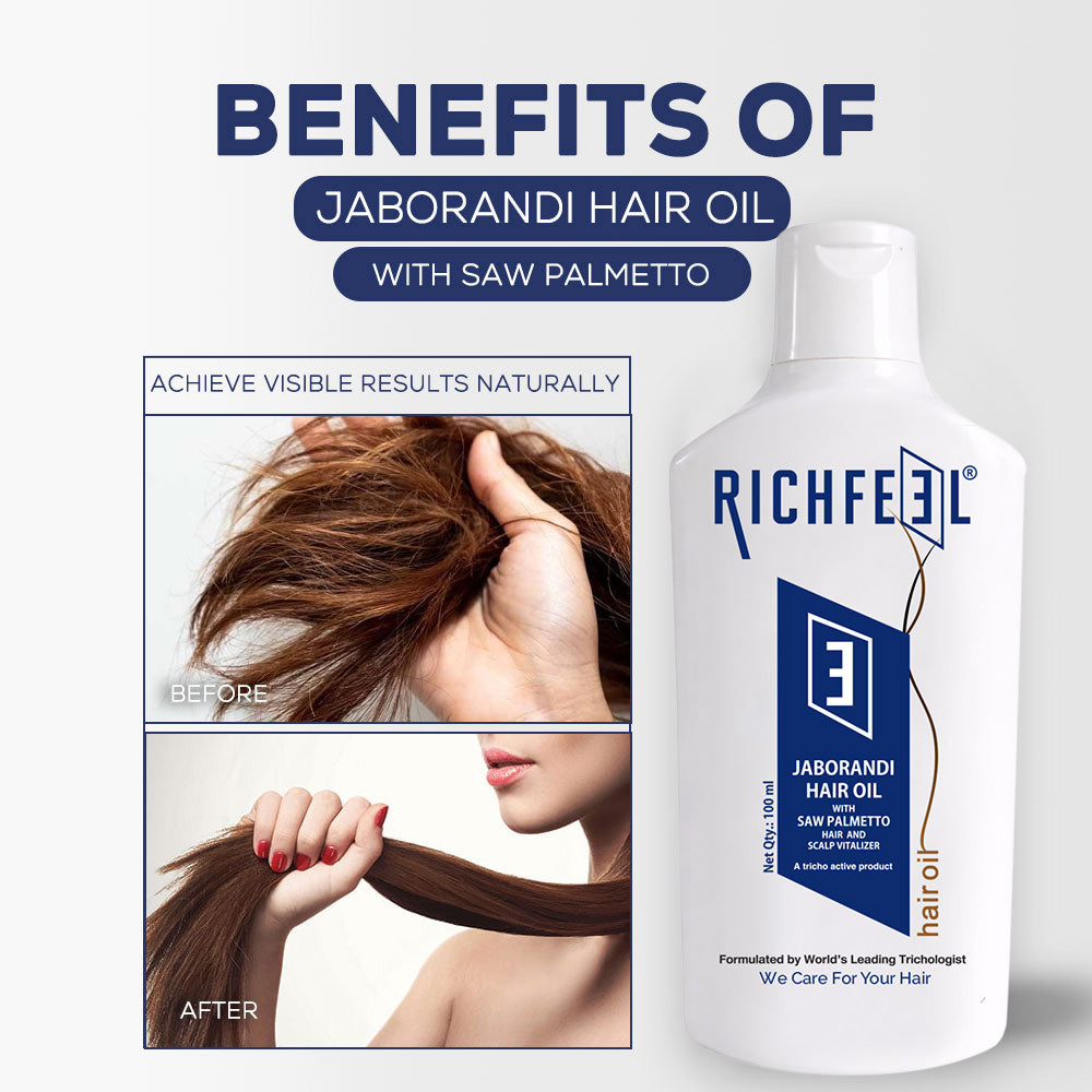 Richfeell Jaborandi Hair Oil With Saw Palmetto 100 Ml - Image 3 - Buy from Indicrest