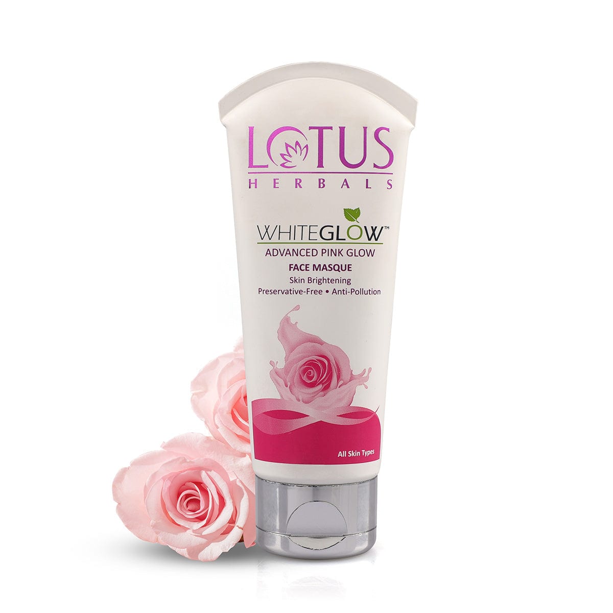 Lotus Herbals WhiteGlow Advanced Pink Glow Face Masque, 2 X 100g