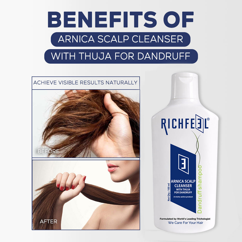 Richfeell Arnica Scalp Cleanser With Thuja 100 Ml - Image 3 - Buy from Indicrest
