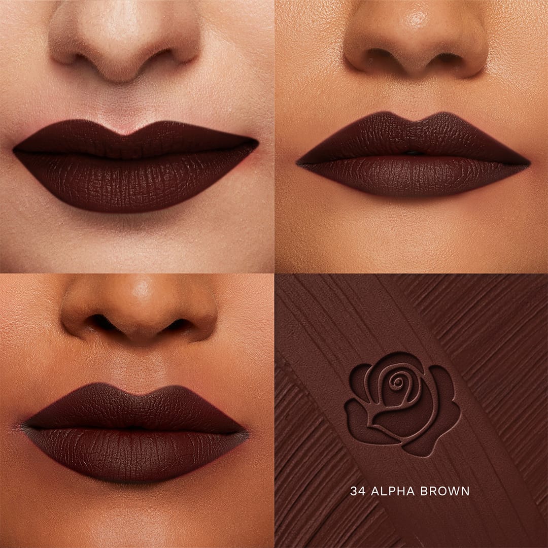 pilgrim matte me up serum bullet lipstick alpha brown 34   Image 3   Buy from Indicrest