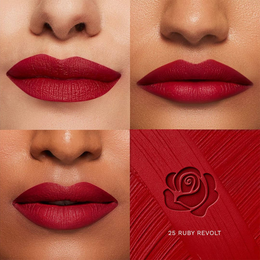 pilgrim matte me up serum bullet lipstick ruby revolt 25   Image 3   Buy from Indicrest