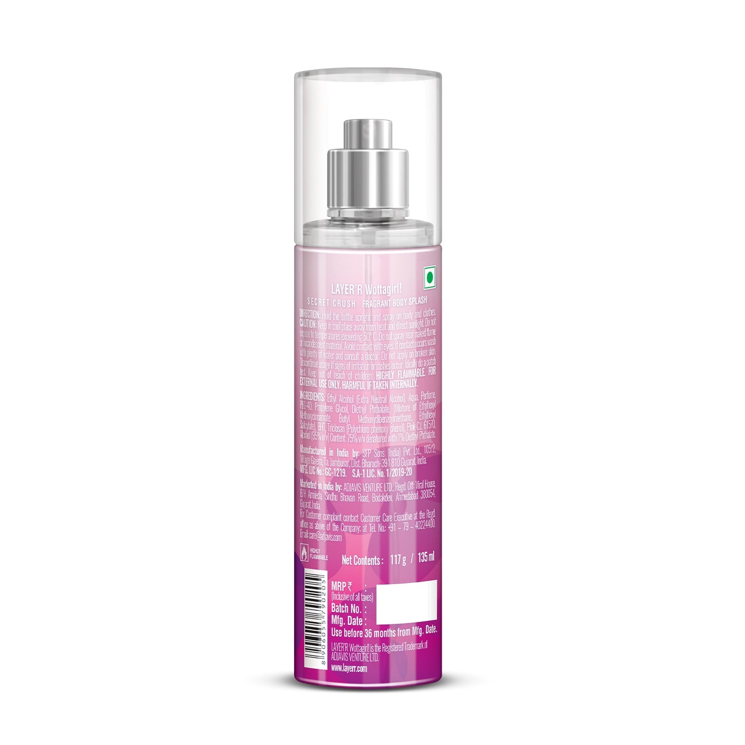 Wottagirl SECRET CRUSH, 135ml - Image 4 - Buy from Indicrest
