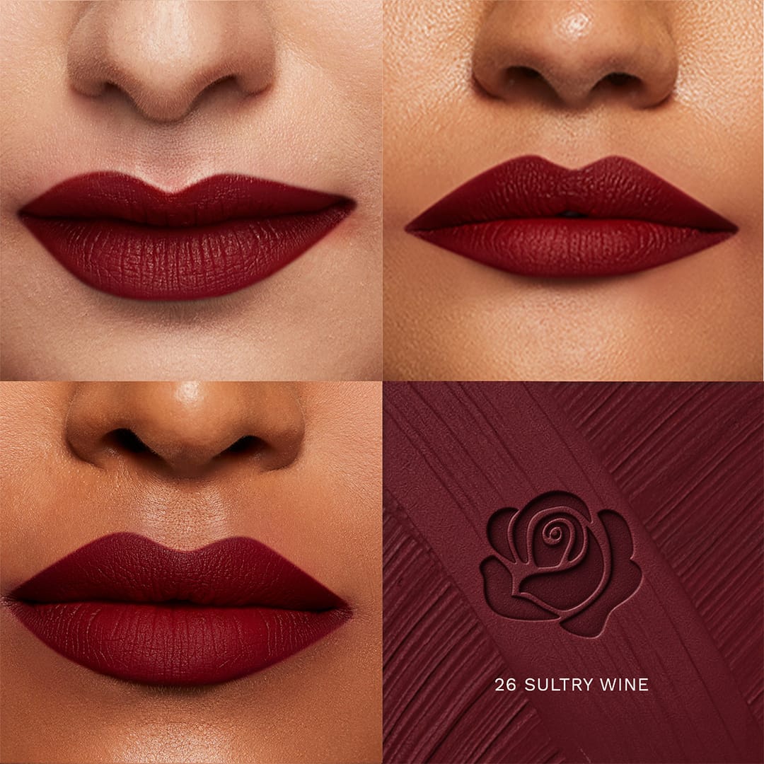 pilgrim matte me up serum bullet lipstick sultry wine 26   Image 3   Buy from Indicrest