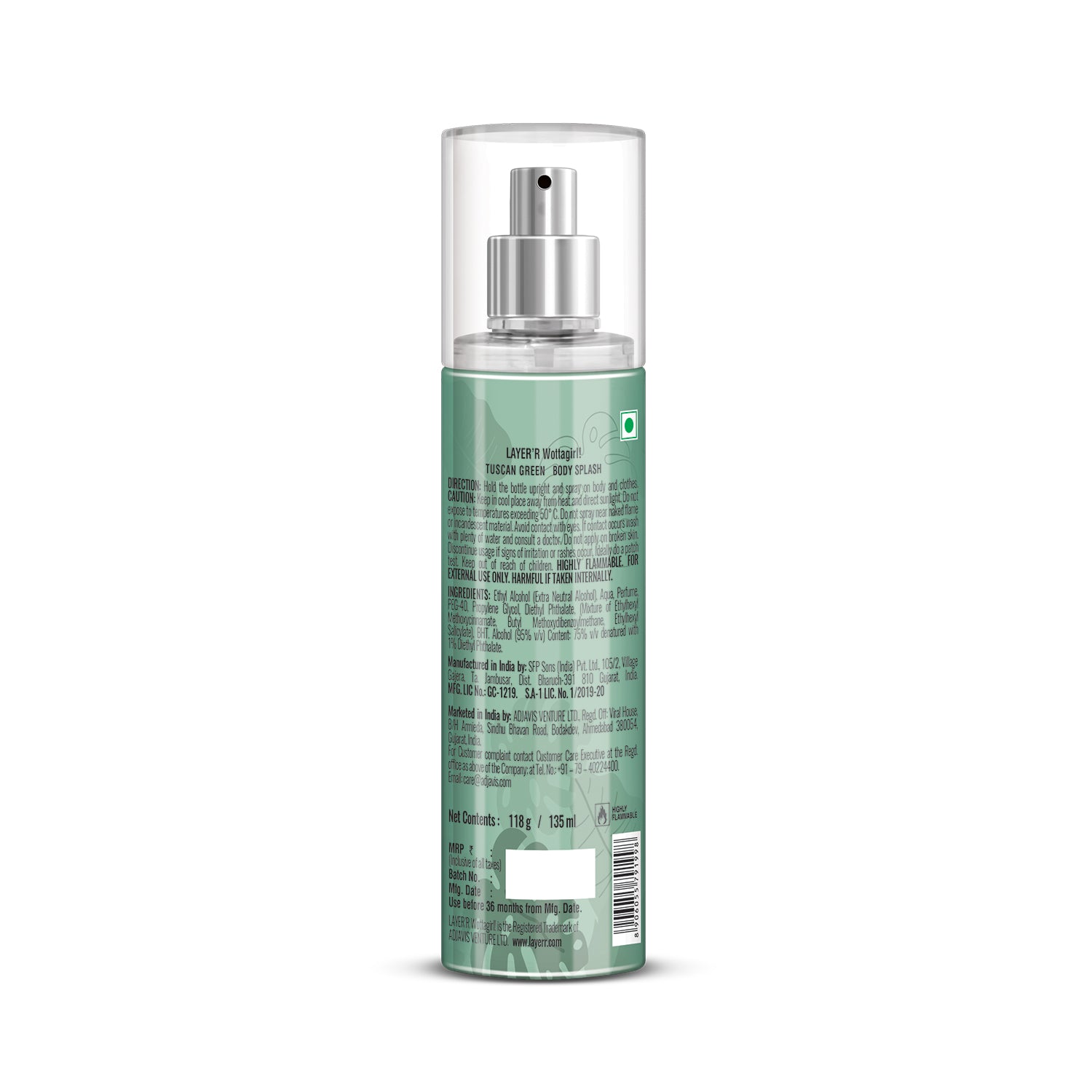 Wottagirl TUSCAN GREEN, 135ml - Image 4 - Buy from Indicrest