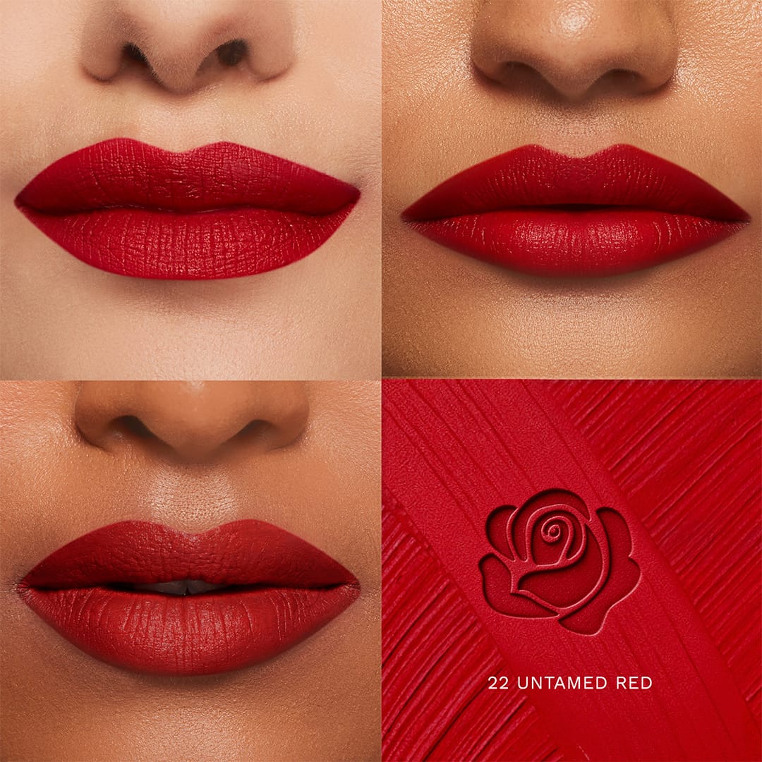 pilgrim matte me up serum bullet lipstick untamed red 22   Image 3   Buy from Indicrest