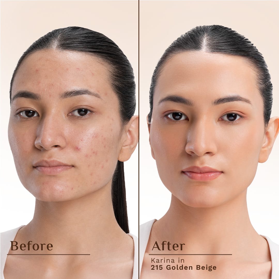 pilgrim dream matte tinted serum foundation golden beige 215   Image 3   Buy from Indicrest