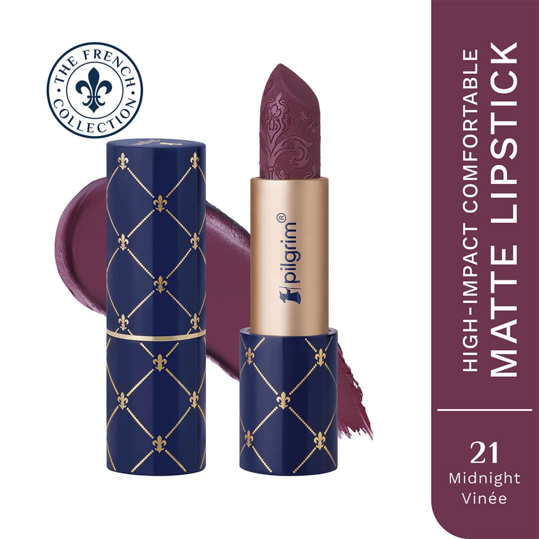 pilgrim the french collection bullet lipstick midnight vinee 21   Buy from Indicrest