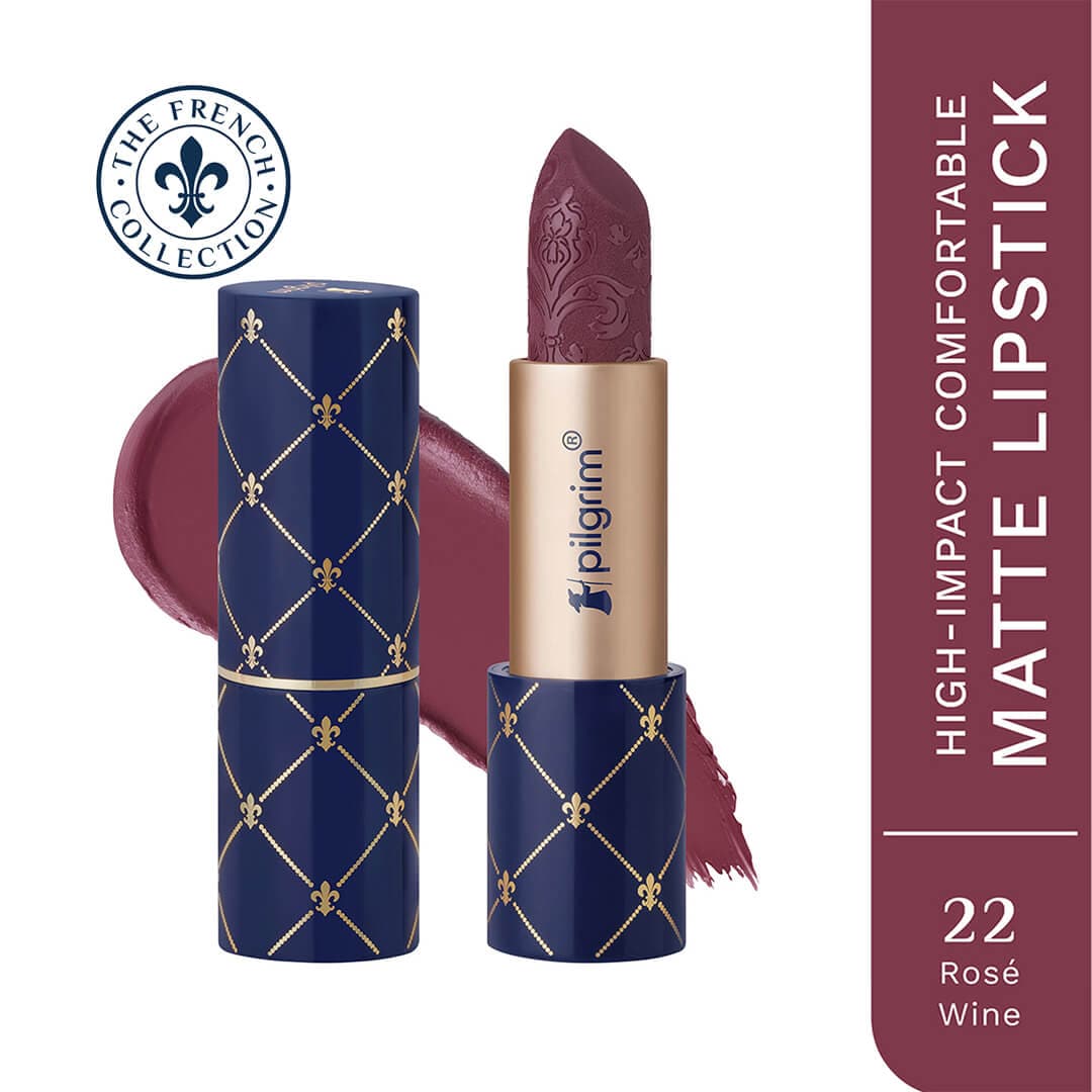 pilgrim the french collection bullet lipstick rose wine 22   Buy from Indicrest