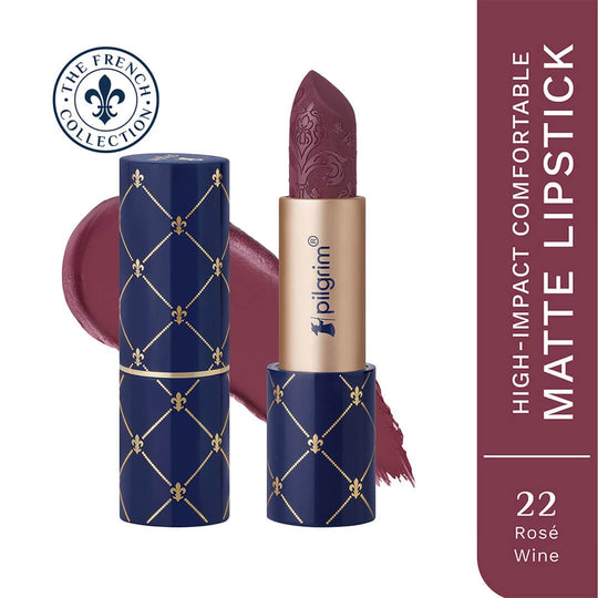 pilgrim the french collection bullet lipstick rose wine 22   Buy from Indicrest