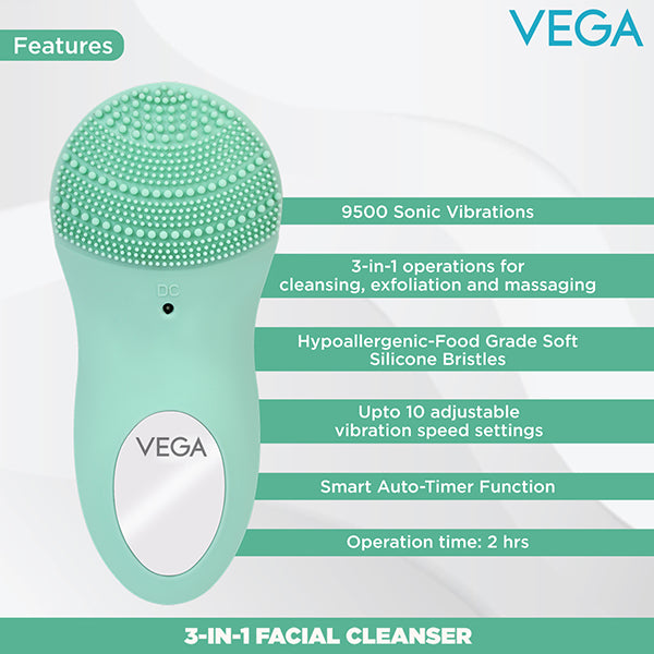 Vega 3 In 1 Facial Cleanser (VHFC-02)
