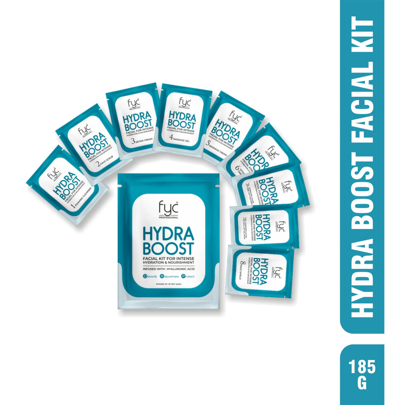 fyc-professional-hydraboost-facial-kit-pouch-8-step-facial-kit-185g- - Buy from Indicrest