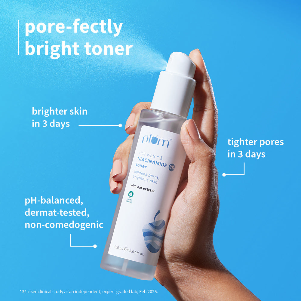 Tone & Treat Glow Bright Combo with 3% Niacinamide Toner & 10% Vitamin C Serum