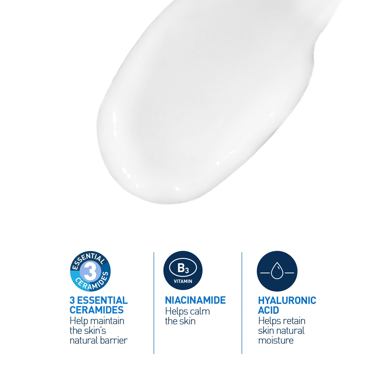 CeraVe PM Facial Moisturizer Lightweight Night Cream with Ceramides, Niacinamide & Hyaluronic Acid, 50g Buy at Indicrest Image 3