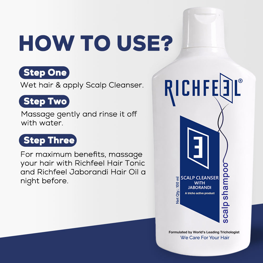 Richfeell Scalp Cleanser With Jaborandi 100 Ml - Image 5 - Buy from Indicrest