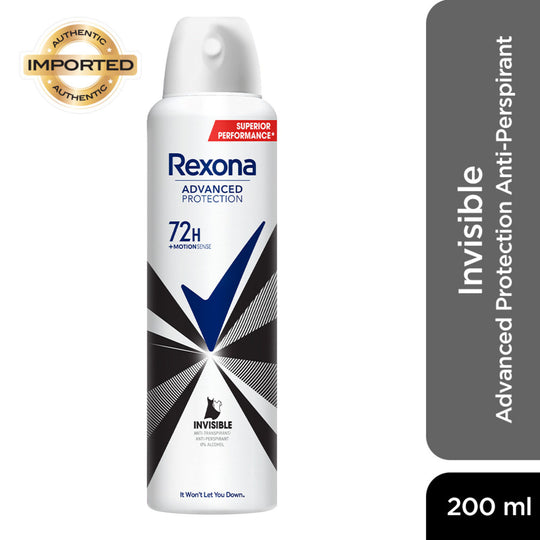 Rexona Invisible Advanced Protection Anti-Perspirant Deodorant For Women, 200ml Buy at Indicrest