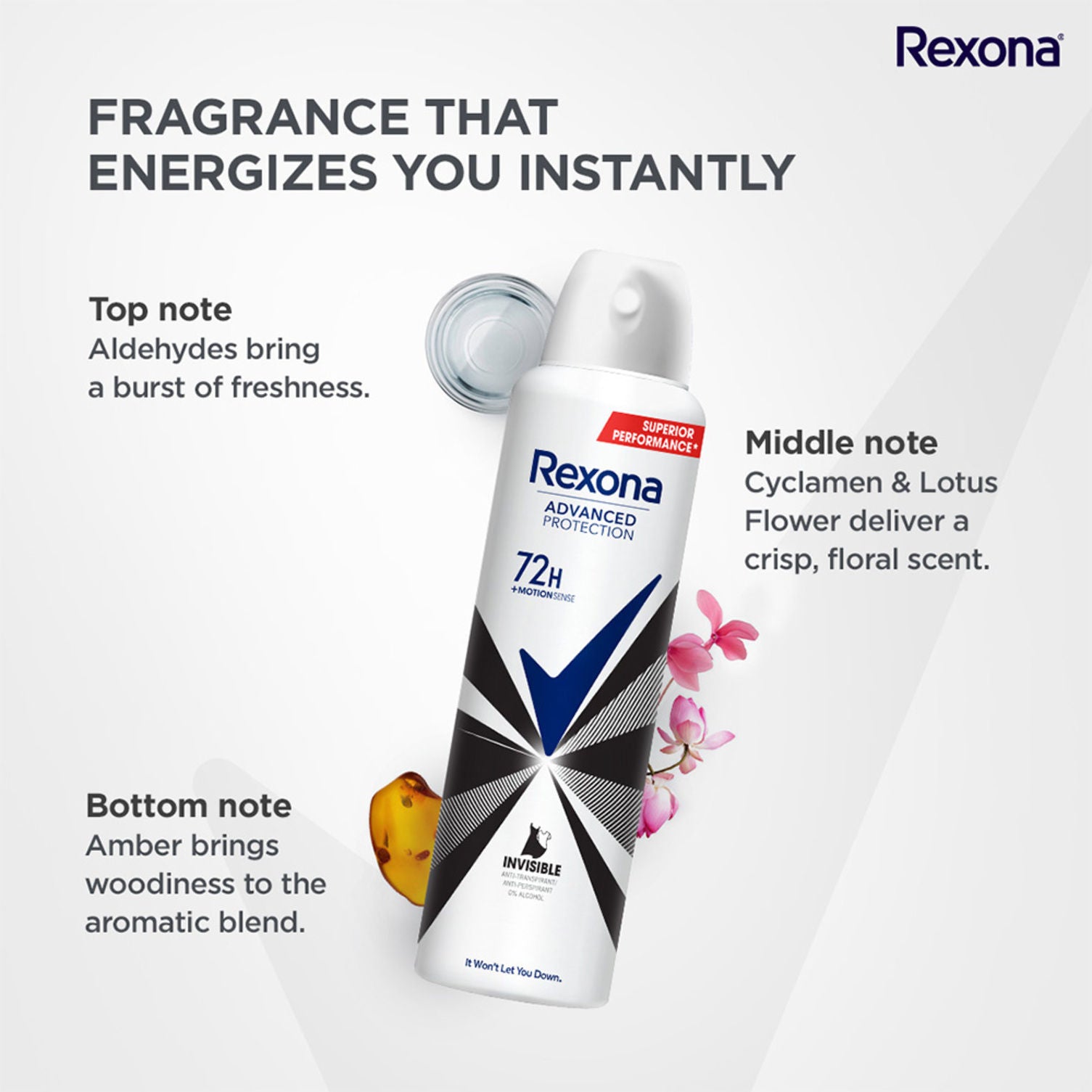 Rexona Invisible Advanced Protection Anti-Perspirant Deodorant For Women, 200ml Buy at Indicrest Image 9