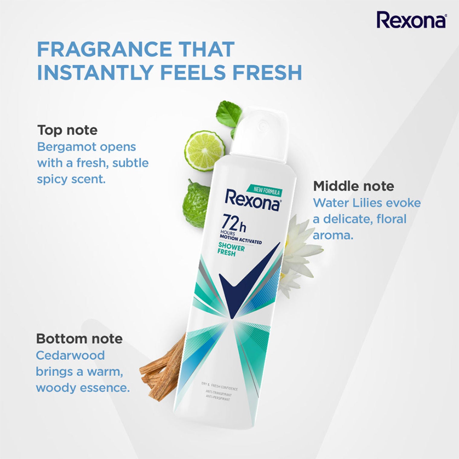Rexona Shower Fresh Advanced Protection Anti-Perspirant Deodorant For Women, 200ml Buy at Indicrest Image 9
