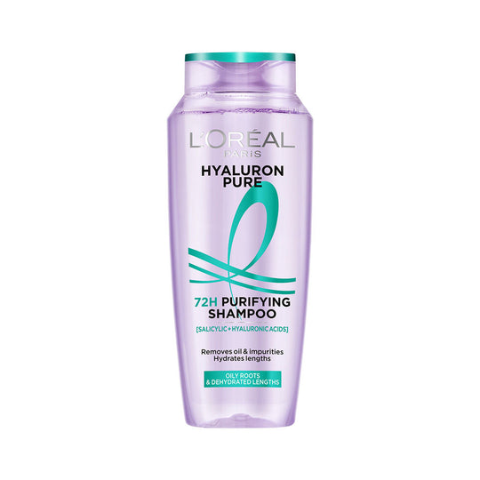 L’Oréal Paris Hyaluron Pure 72H Purifying Shampoo, For Oily Scalp & Dry Hair With Salicylic And Hyaluronic Acid, 200ml Buy at Indicrest Image 9
