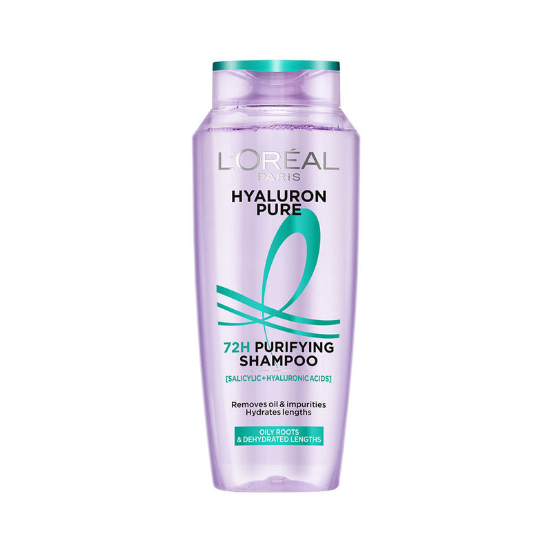 L’Oréal Paris Hyaluron Pure 72H Purifying Shampoo, For Oily Scalp & Dry Hair With Salicylic And Hyaluronic Acid, 200ml Buy at Indicrest Image 9