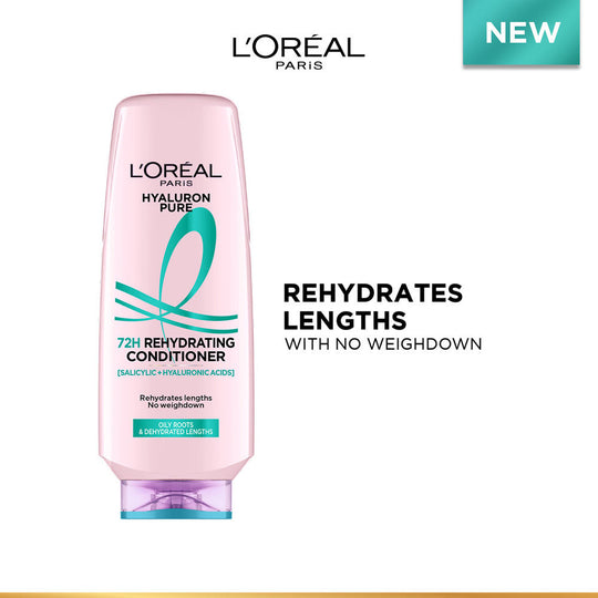 L'Oreal Paris Hyaluron Pure 72H Rehydrating Conditioner, 340ml Buy at Indicrest
