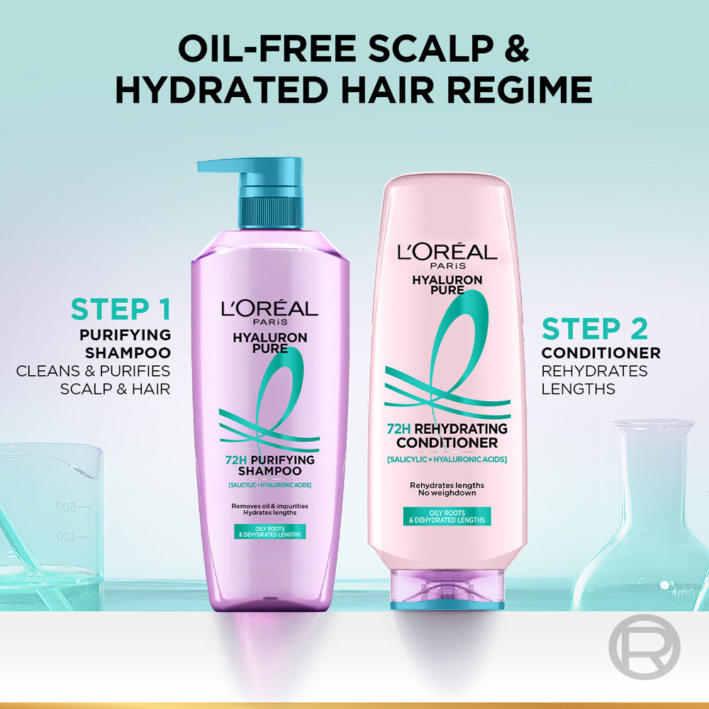 L'Oreal Paris Hyaluron Pure 72H Rehydrating Conditioner, 340ml Buy at Indicrest Image 7