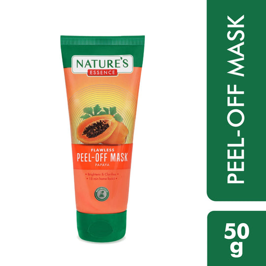 Nature's Essence Flawless Peel-Off Mask For Glowing Skin Papaya Face Mask, 50g Buy at Indicrest