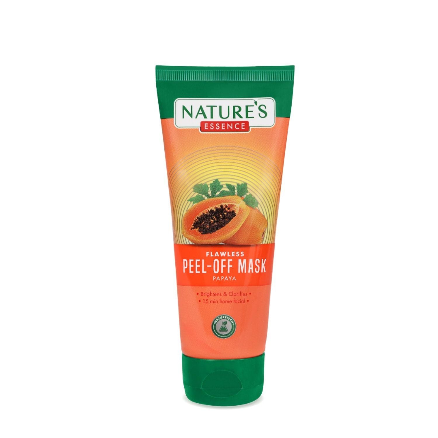 Nature's Essence Flawless Peel-Off Mask For Glowing Skin Papaya Face Mask, 50g Buy at Indicrest Image 8